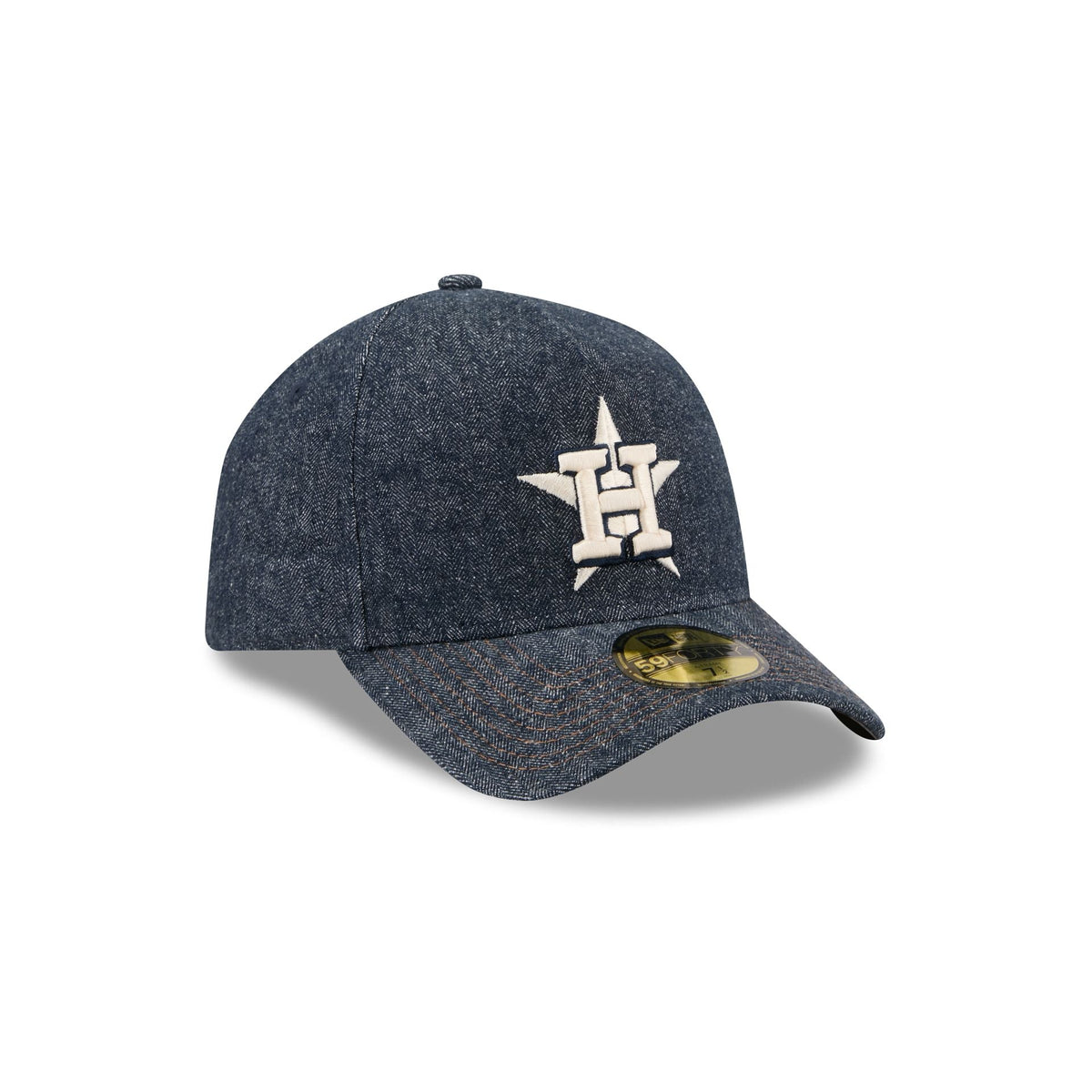 Houston Astros Denim 59FORTY A-Frame Fitted Hat