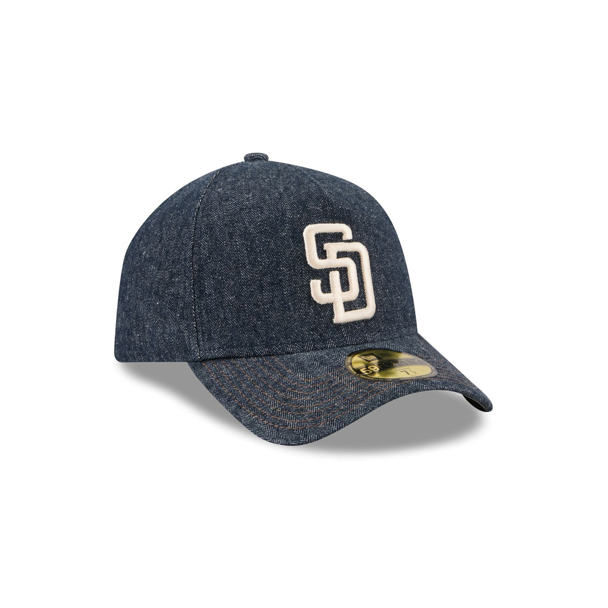 San Diego Padres Denim 59FORTY A-Frame Fitted Hat