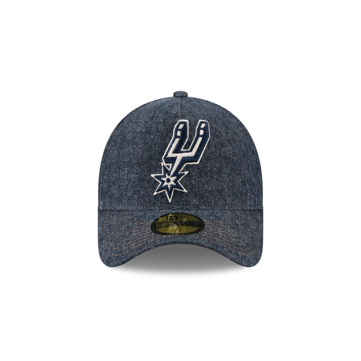 San Antonio Spurs Denim 59FORTY A-Frame Fitted Hat