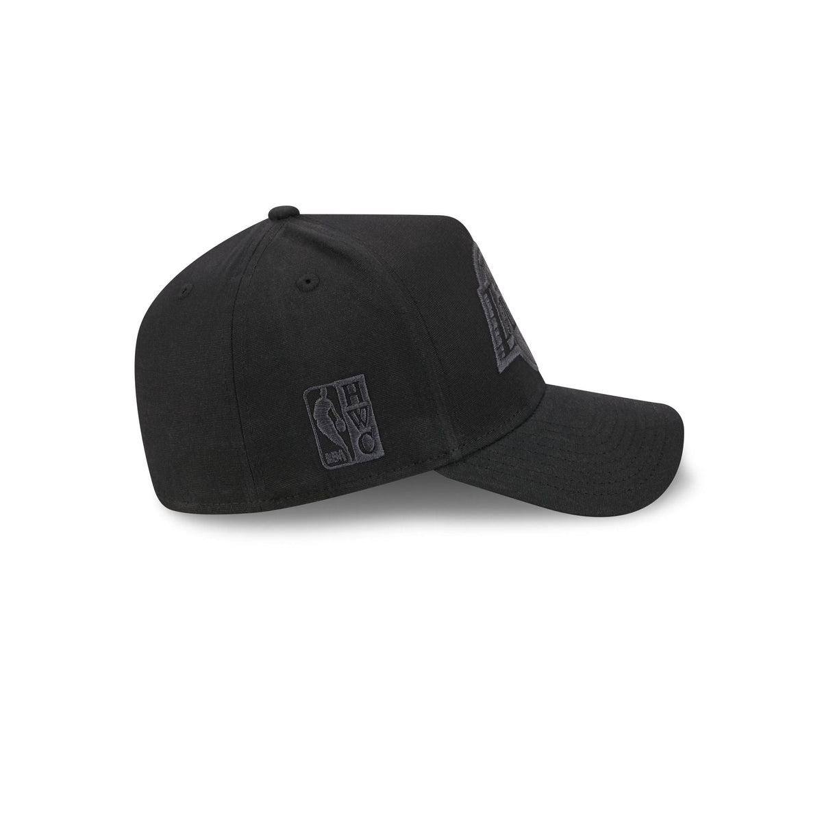Los Angeles Lakers Waxed Canvas Black 59FORTY A-Frame Fitted Hat