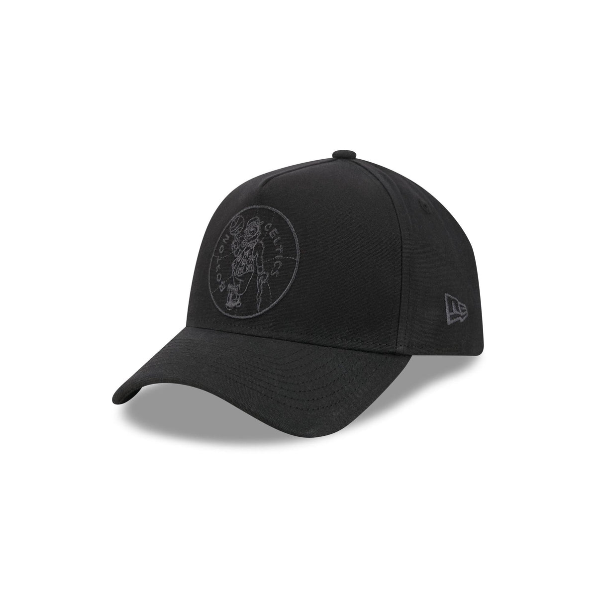 Boston Celtics Waxed Canvas Black 59FORTY A-Frame Fitted Hat