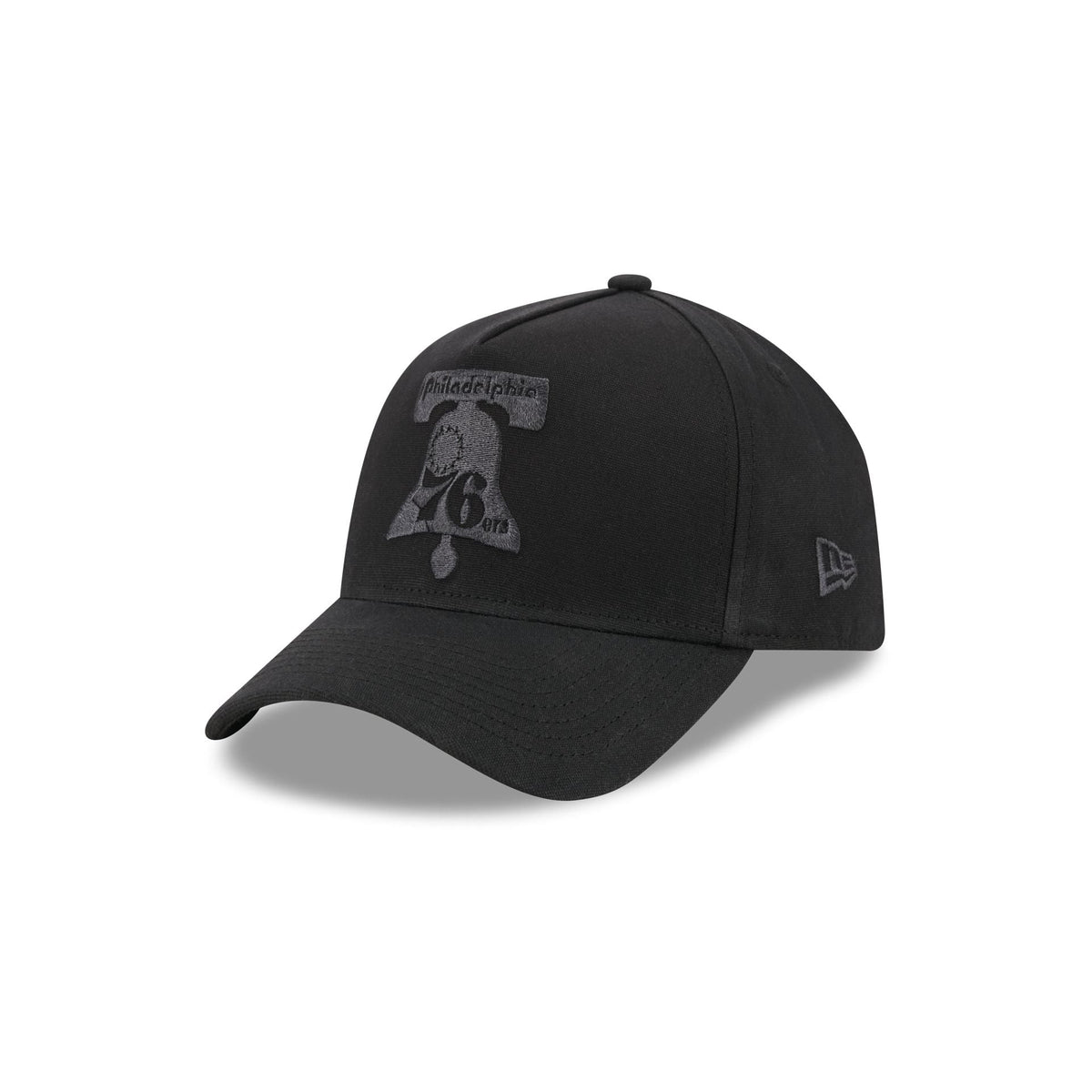 Philadelphia 76ers Waxed Canvas Black 59FORTY A-Frame Fitted Hat
