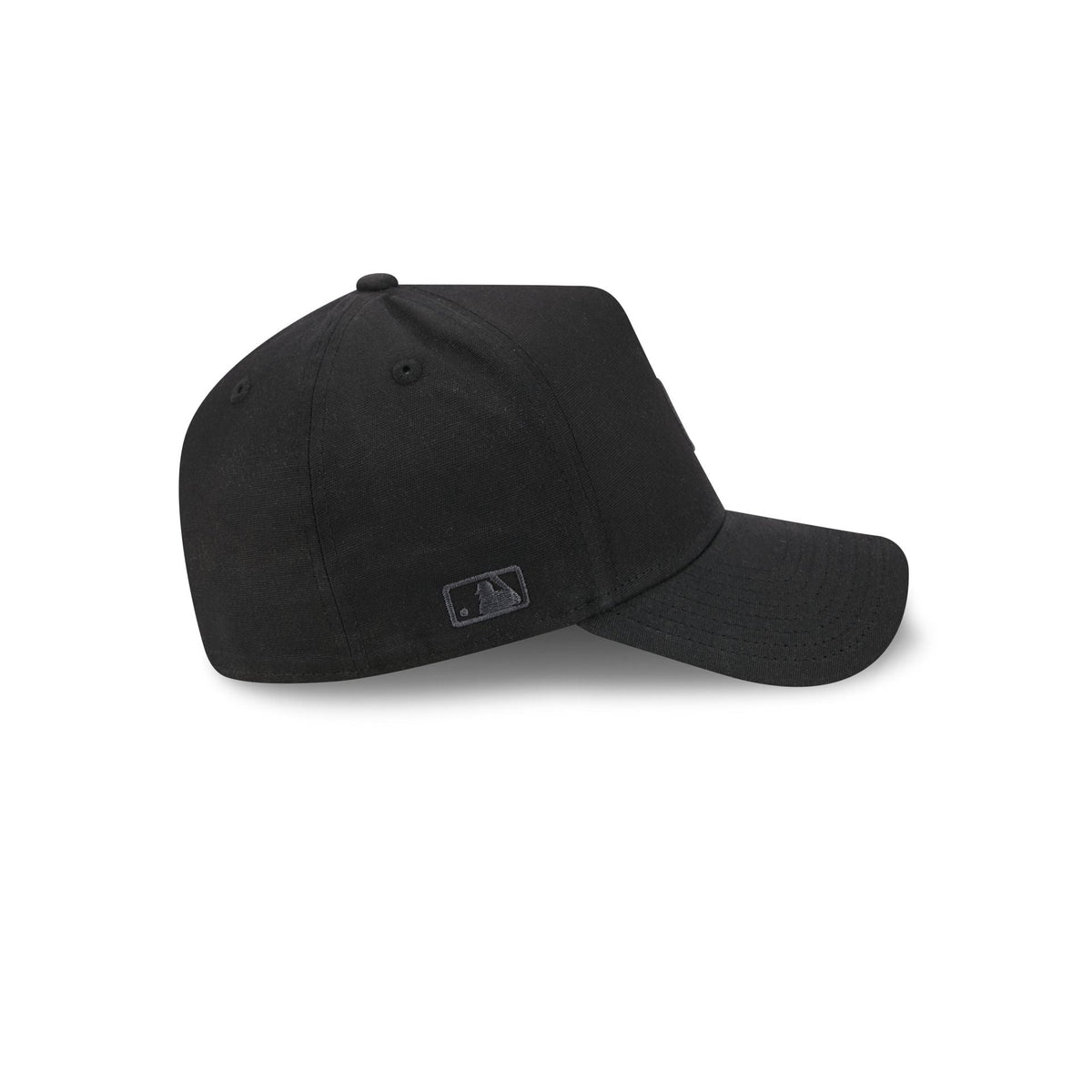 Chicago Cubs Waxed Canvas Black 59FORTY A-Frame Fitted Hat