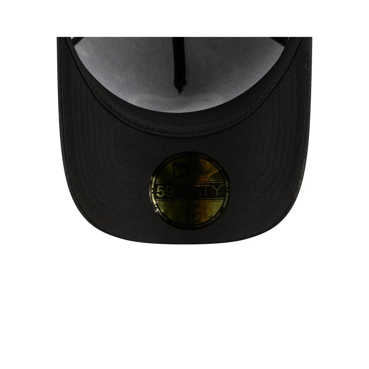 Golden State Warriors Waxed Canvas Black 59FORTY A-Frame Fitted Hat