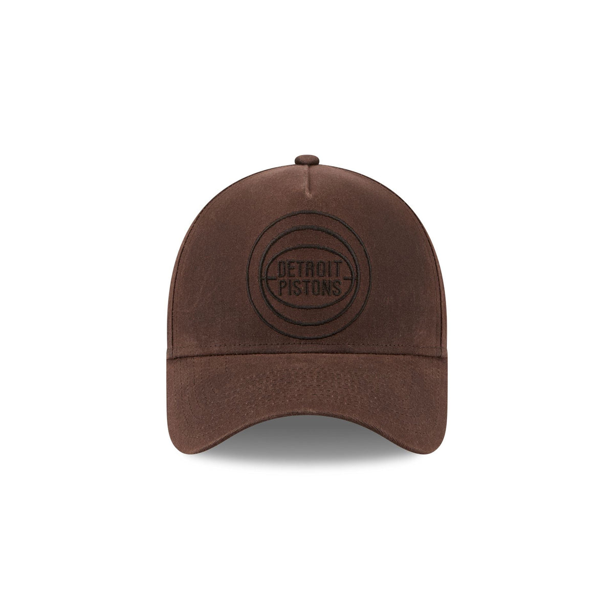 Detroit Pistons Waxed Canvas Brown 59FORTY A-Frame Fitted Hat