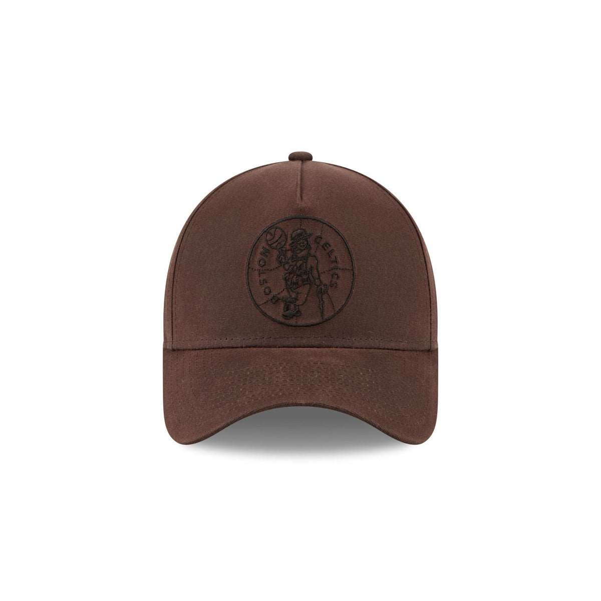 Boston Celtics Waxed Canvas Brown 59FORTY A-Frame Fitted Hat
