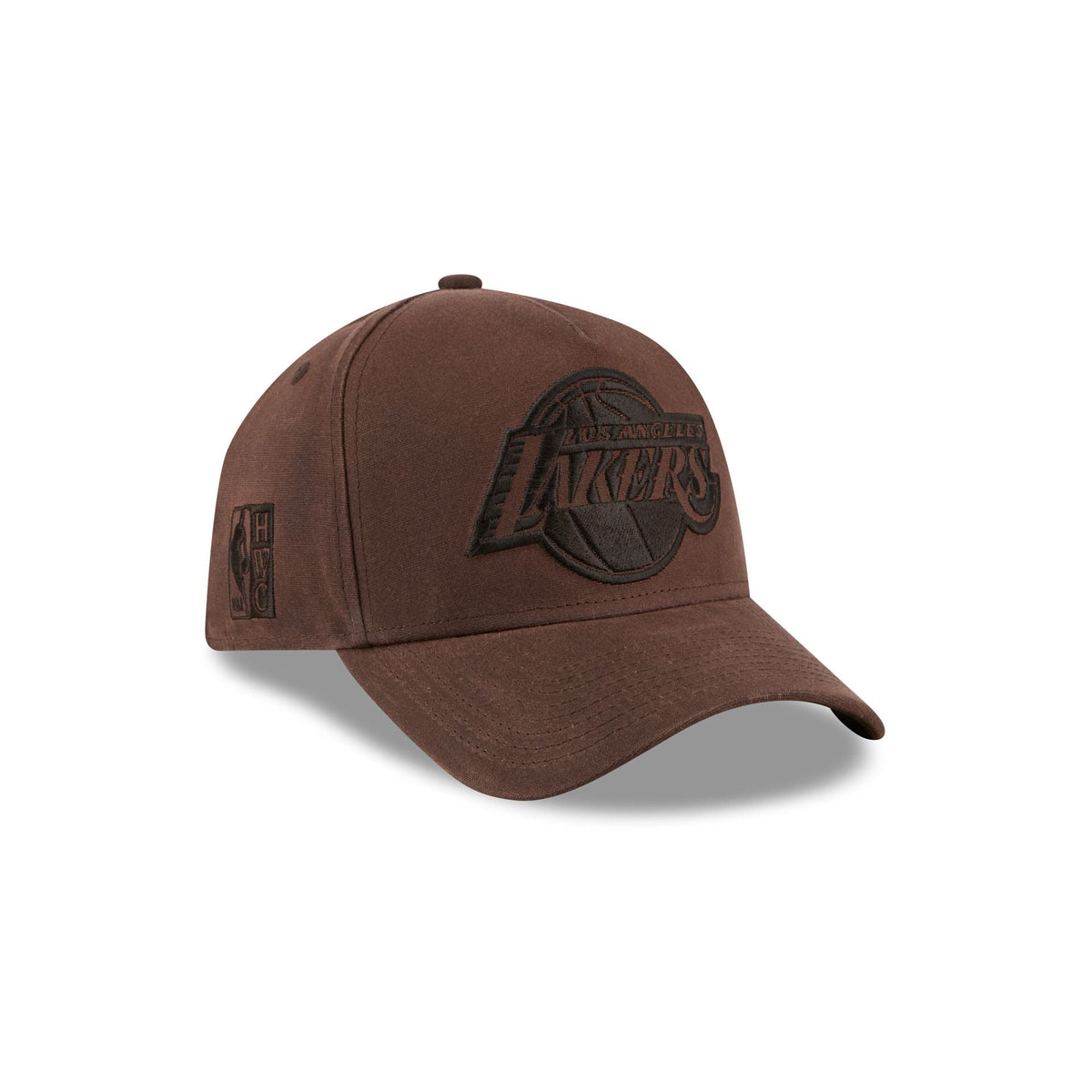 Los Angeles Lakers Waxed Canvas Brown 59FORTY A-Frame Fitted Hat