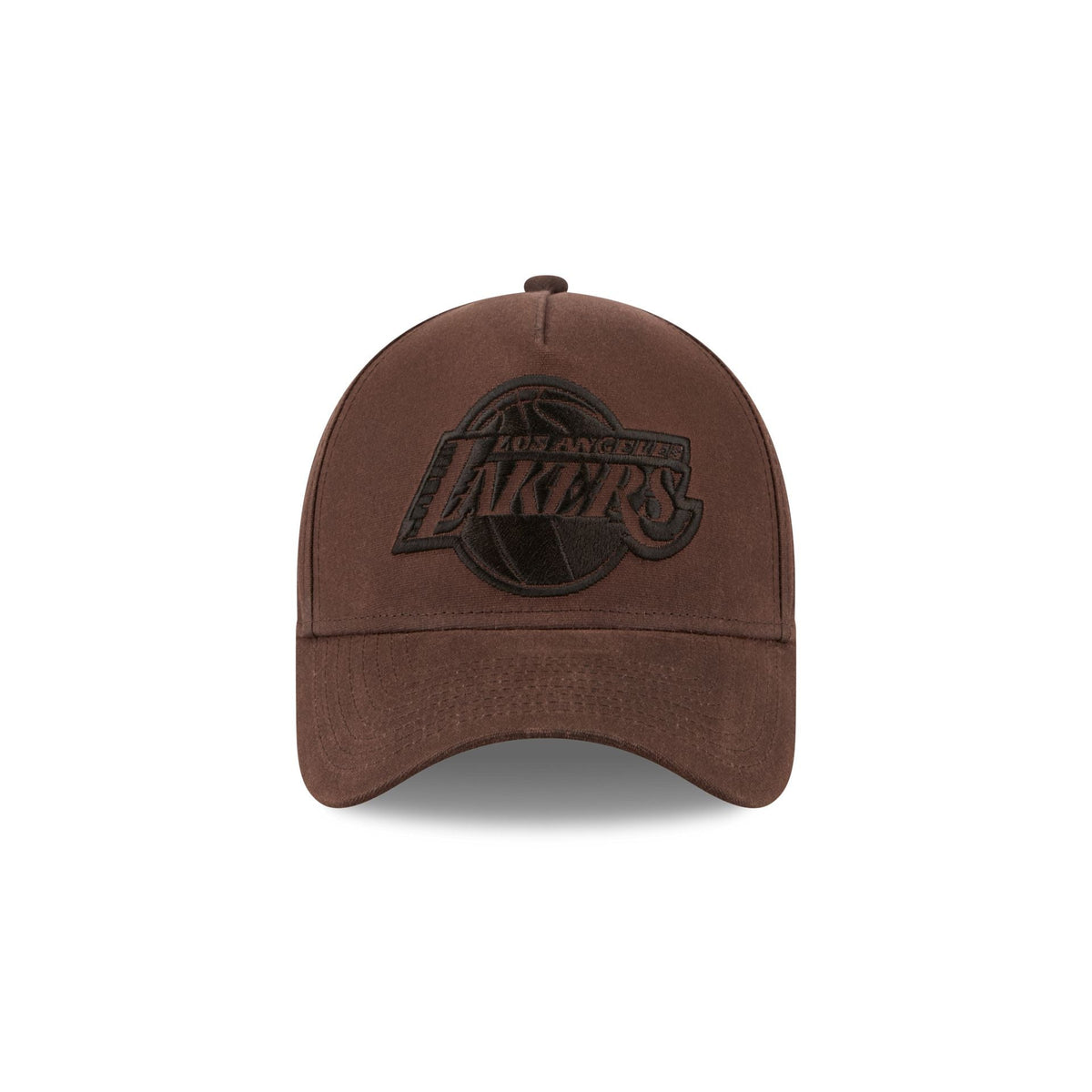 Los Angeles Lakers Waxed Canvas Brown 59FORTY A-Frame Fitted Hat