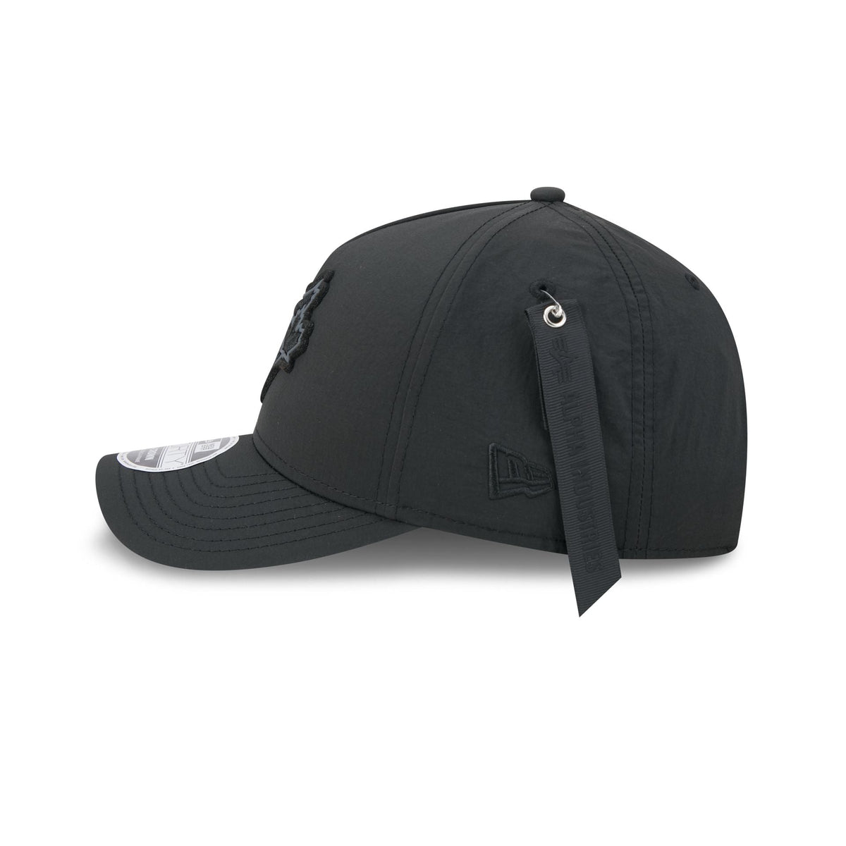 Alpha Industries x Toronto Blue Jays Nylon Black 9FORTY M-Crown A-Frame Snapback Hat
