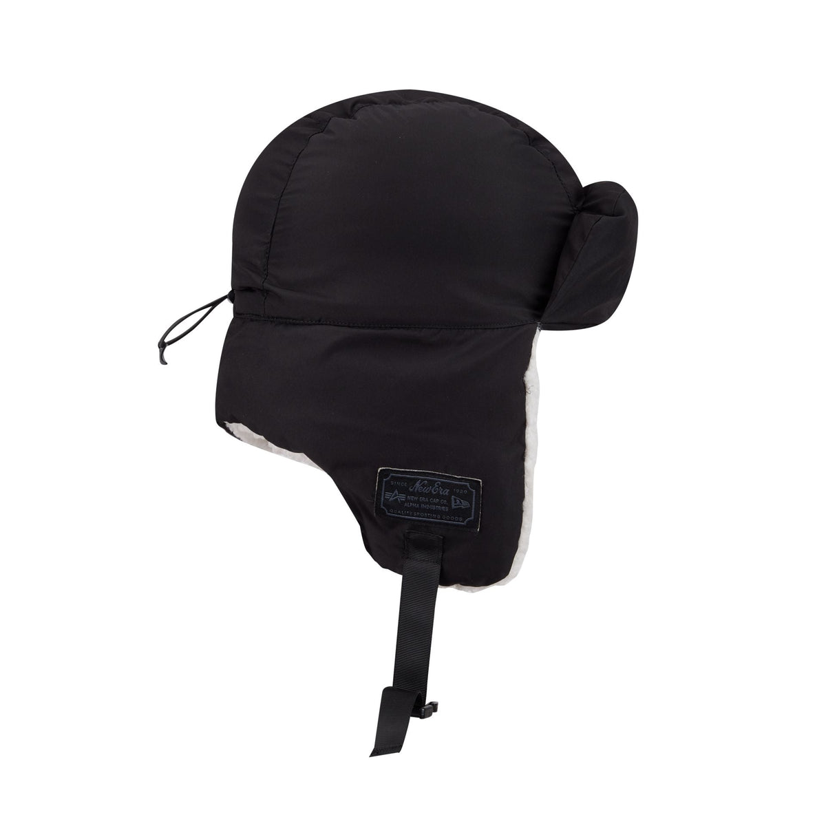 Alpha Industries x New York Yankees Black Puffer Trapper Hat