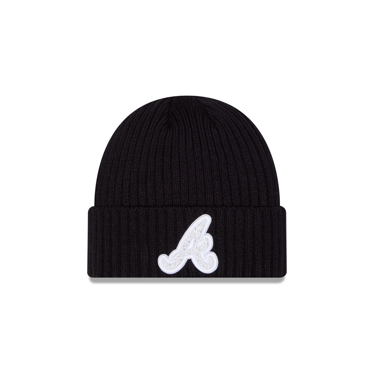 Atlanta Braves Rhinestone Badge Beanie Hat