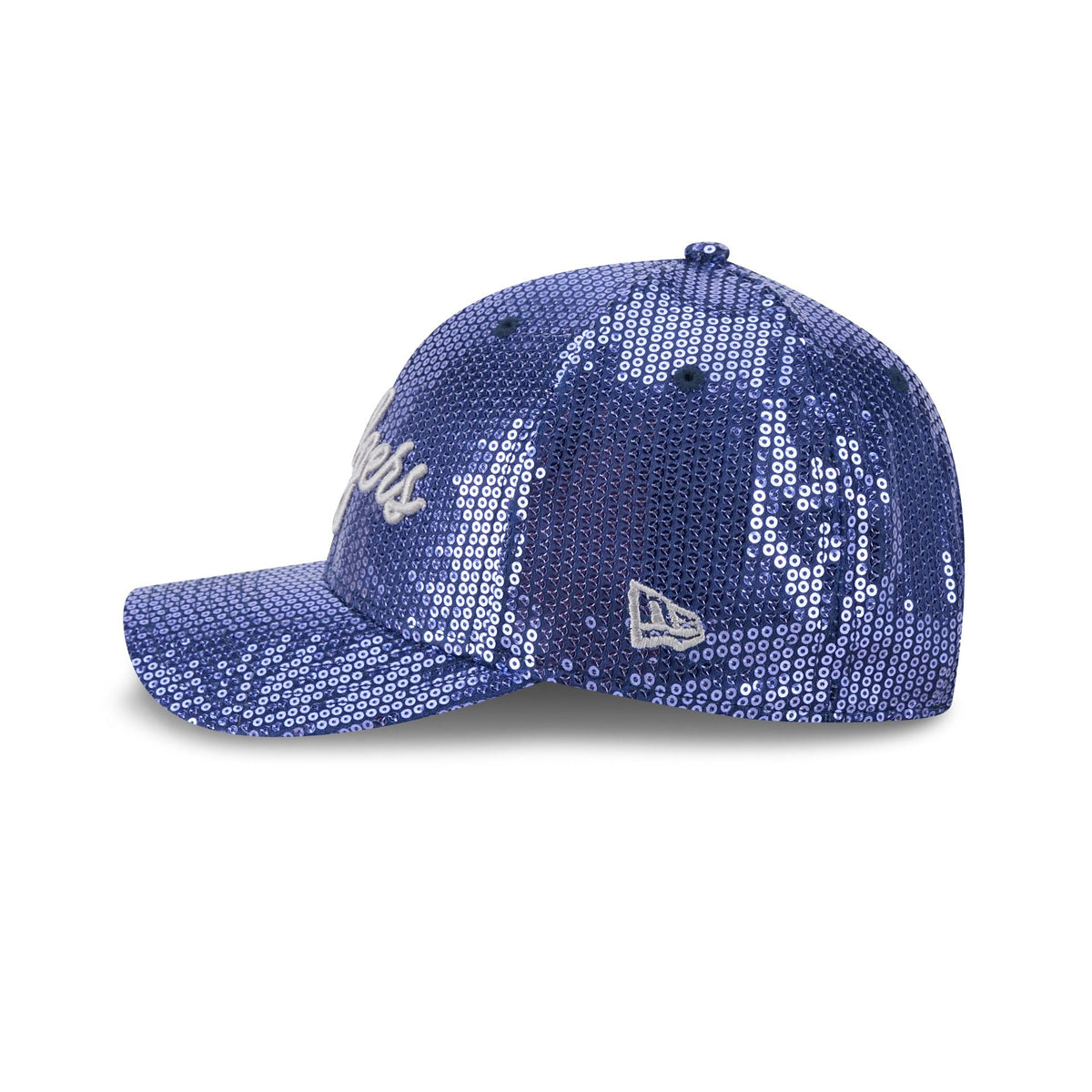 Los Angeles Dodgers Sequin Script Women's 9FORTY M-Crown Snapback Hat