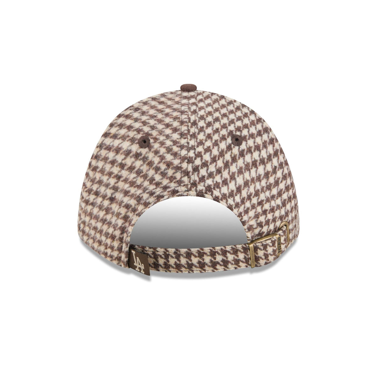 Los Angeles Dodgers Brown Houndstooth Women's 9FORTY M-Crown Adjustable Hat