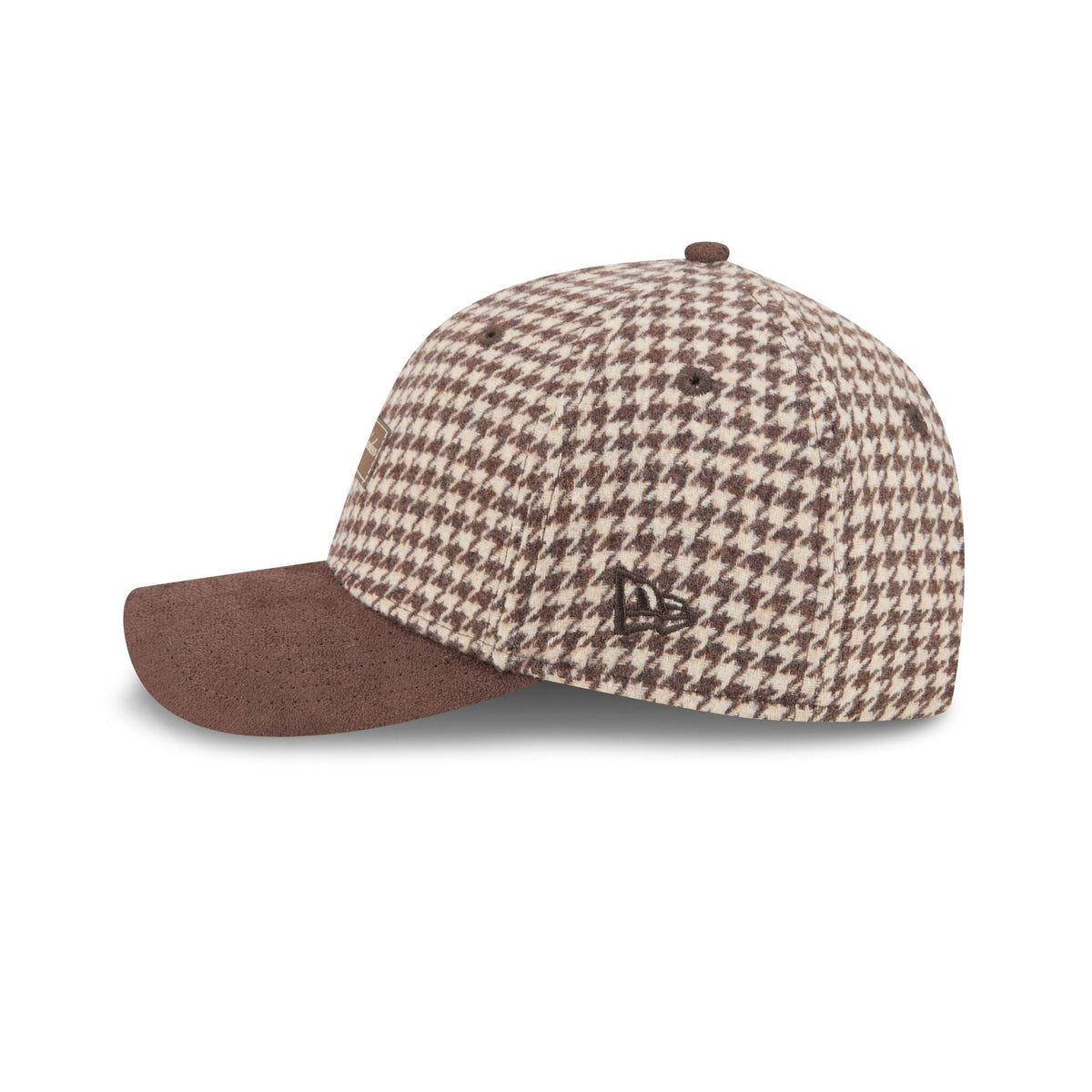 New York Yankees Brown Houndstooth Women's 9FORTY M-Crown Adjustable Hat
