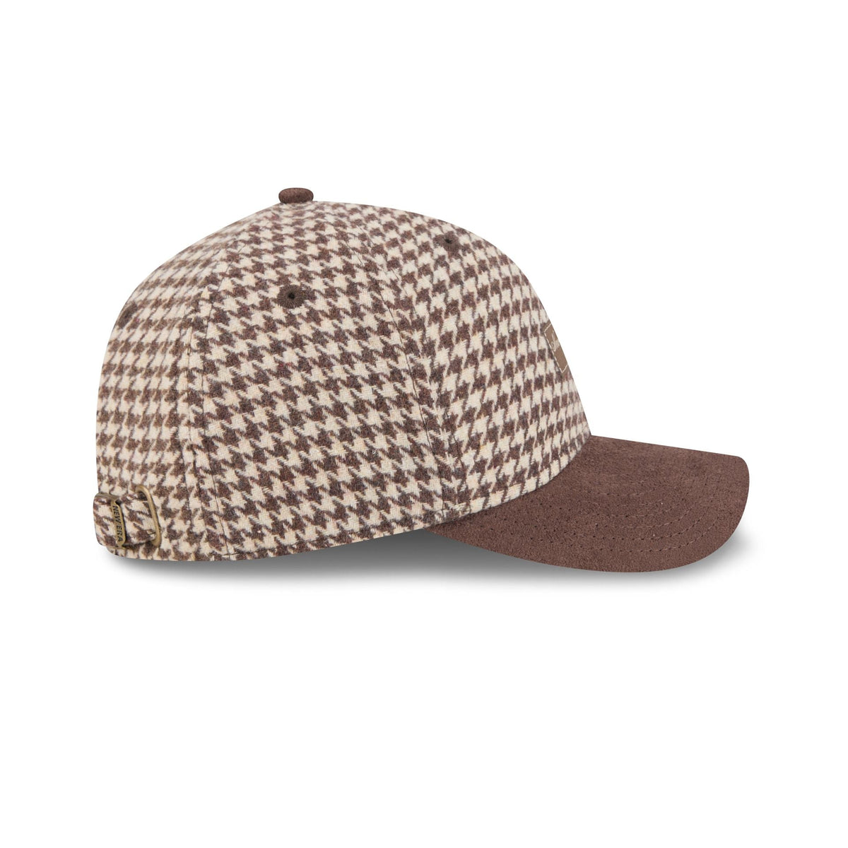 New York Yankees Brown Houndstooth Women's 9FORTY M-Crown Adjustable Hat