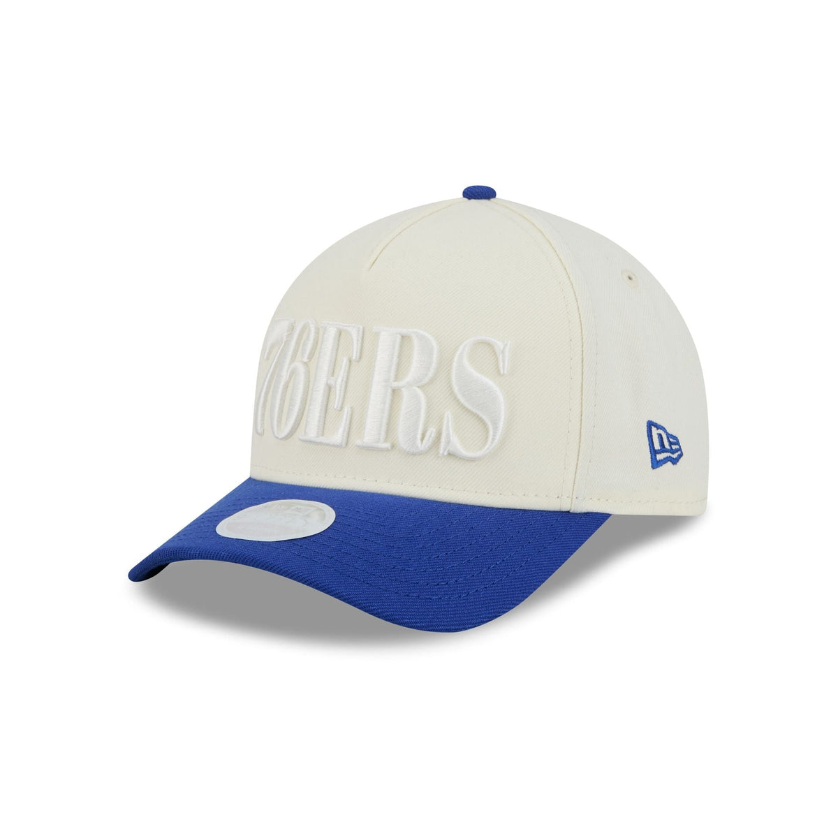 Philadelphia 76ers Two Tone Chrome Women's 9FORTY M-Crown A-Frame Snapback Hat