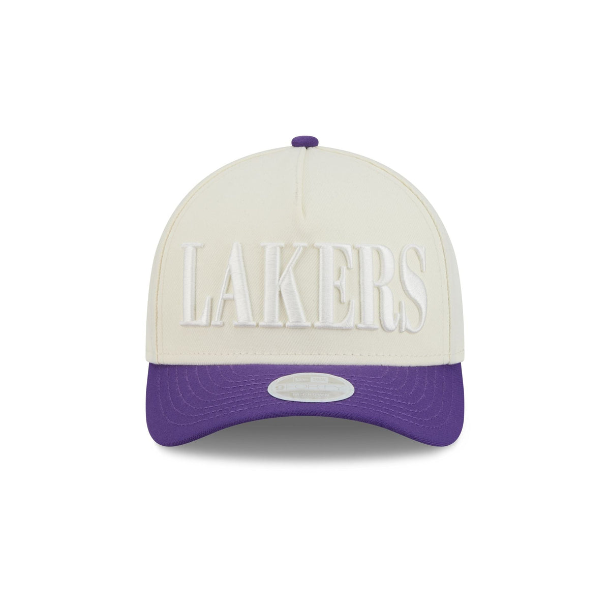 Los Angeles Lakers Two Tone Chrome Women's 9FORTY M-Crown A-Frame Snapback Hat
