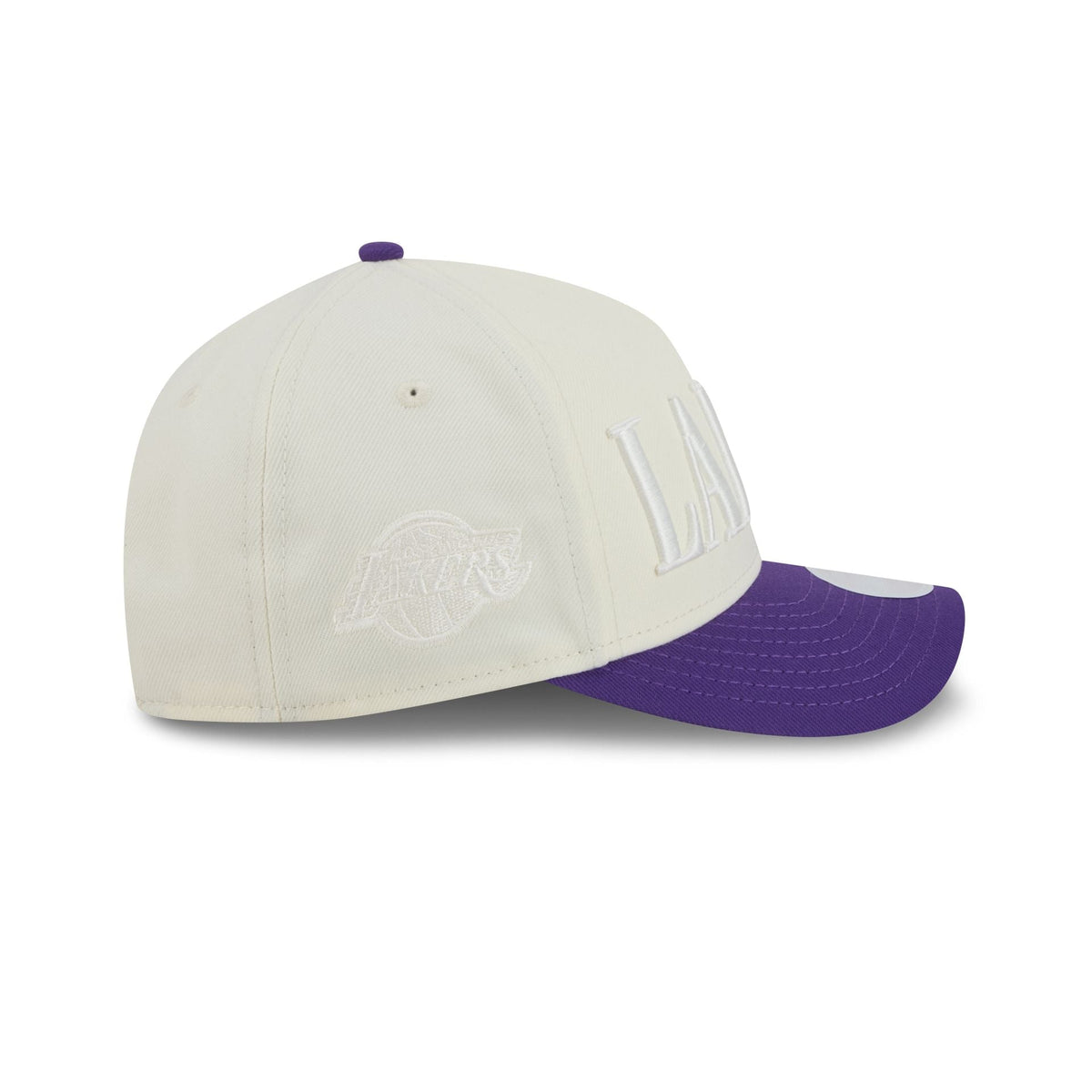 Los Angeles Lakers Two Tone Chrome Women's 9FORTY M-Crown A-Frame Snapback Hat