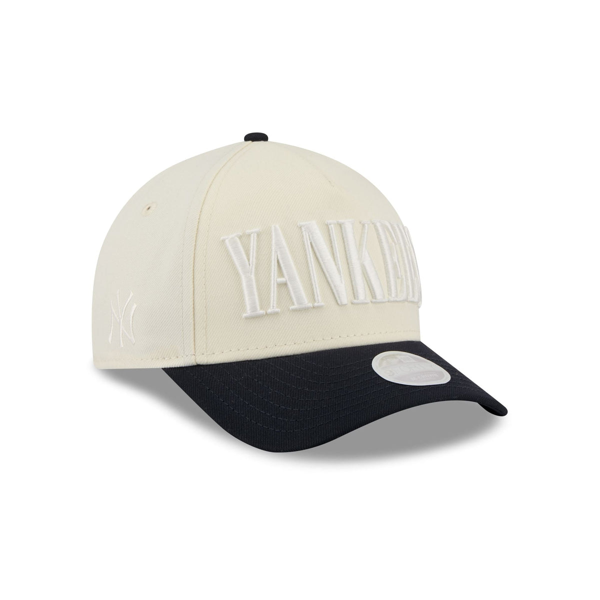 New York Yankees Two Tone Chrome Women's 9FORTY M-Crown A-Frame Snapback Hat