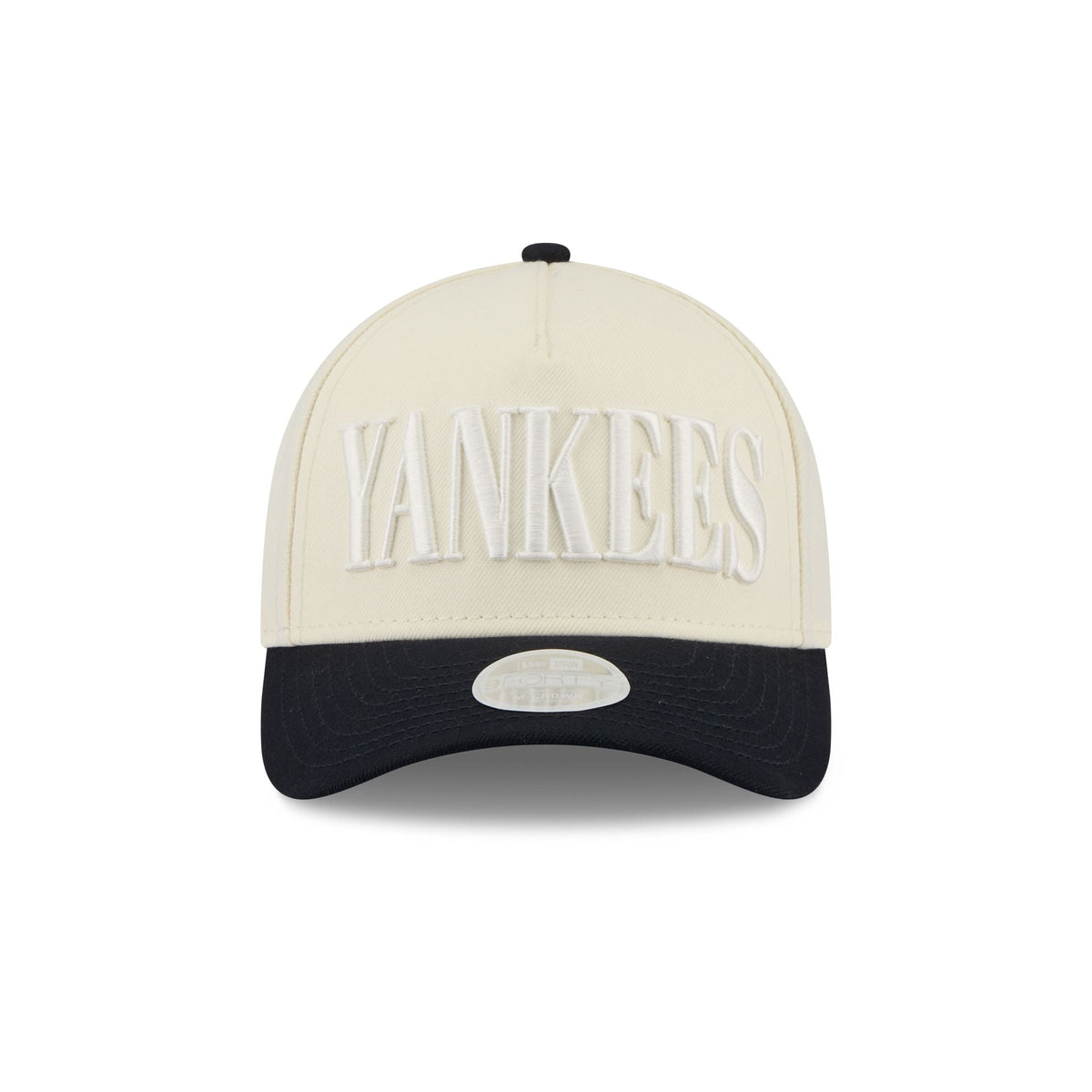 New York Yankees Two Tone Chrome Women's 9FORTY M-Crown A-Frame Snapback Hat