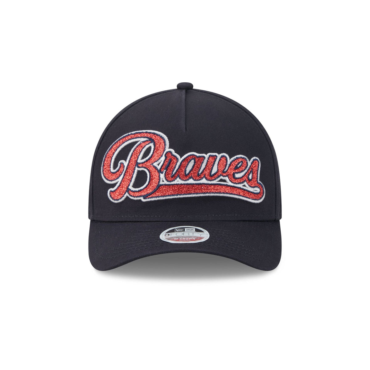 Atlanta Braves Glitz Women's 9FORTY M-Crown A-Frame Snapback Hat