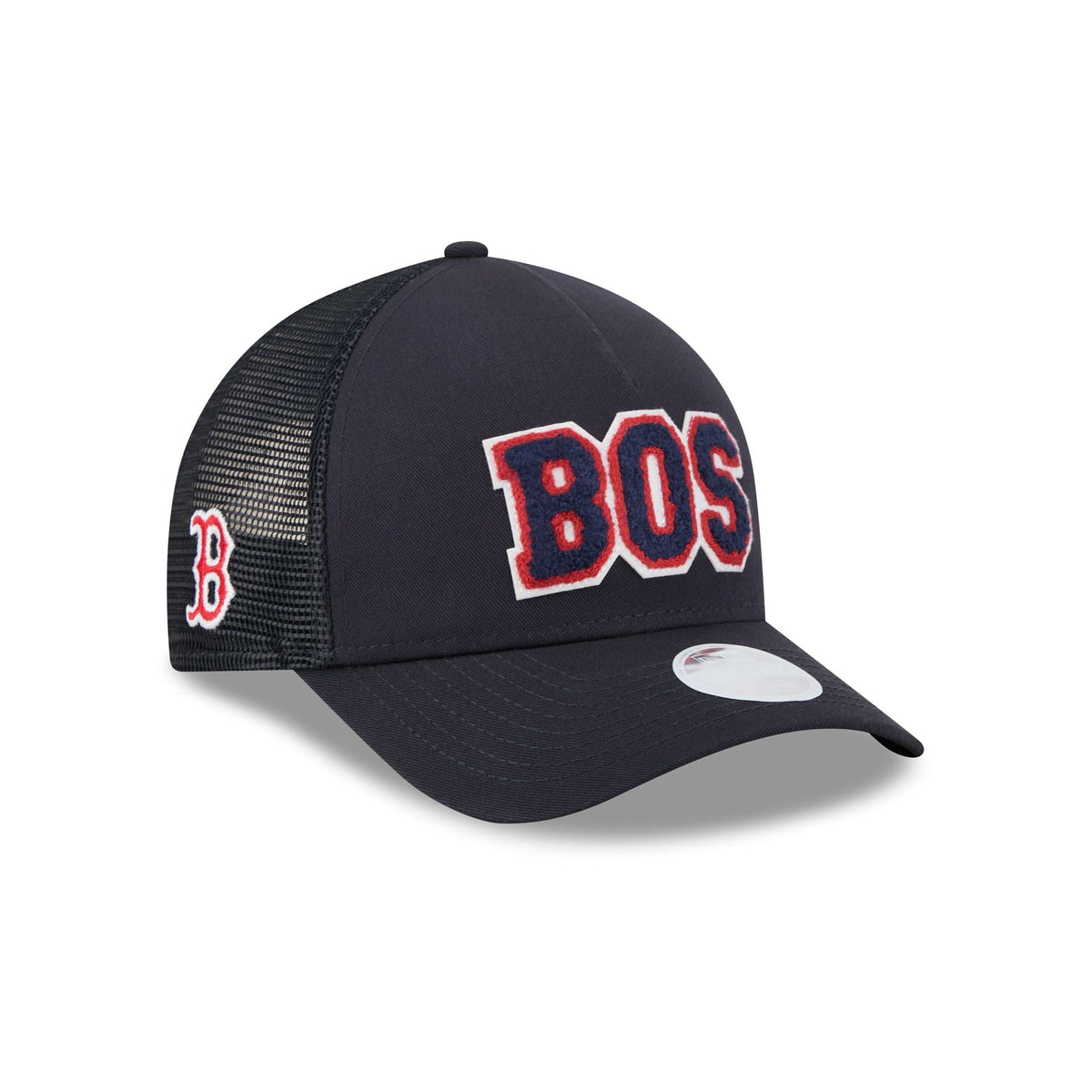 Boston Red Sox Scoreboard Women's 9FORTY M-Crown A-Frame Trucker Hat