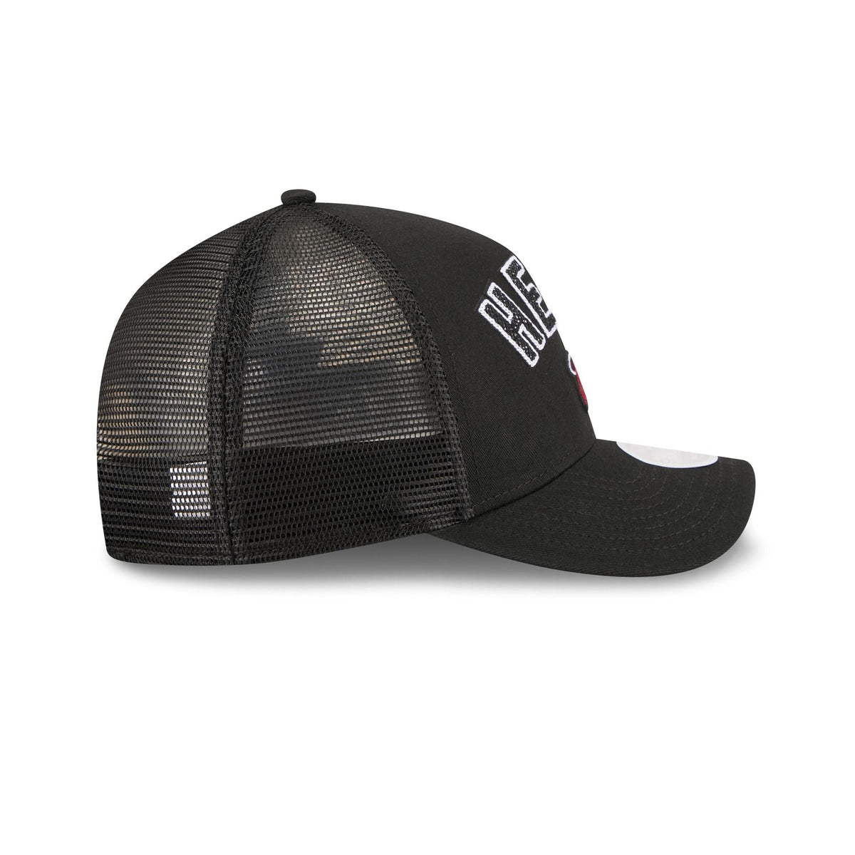 Miami Heat Sequin Wordmark Women's 9FORTY M-Crown A-Frame Trucker Hat