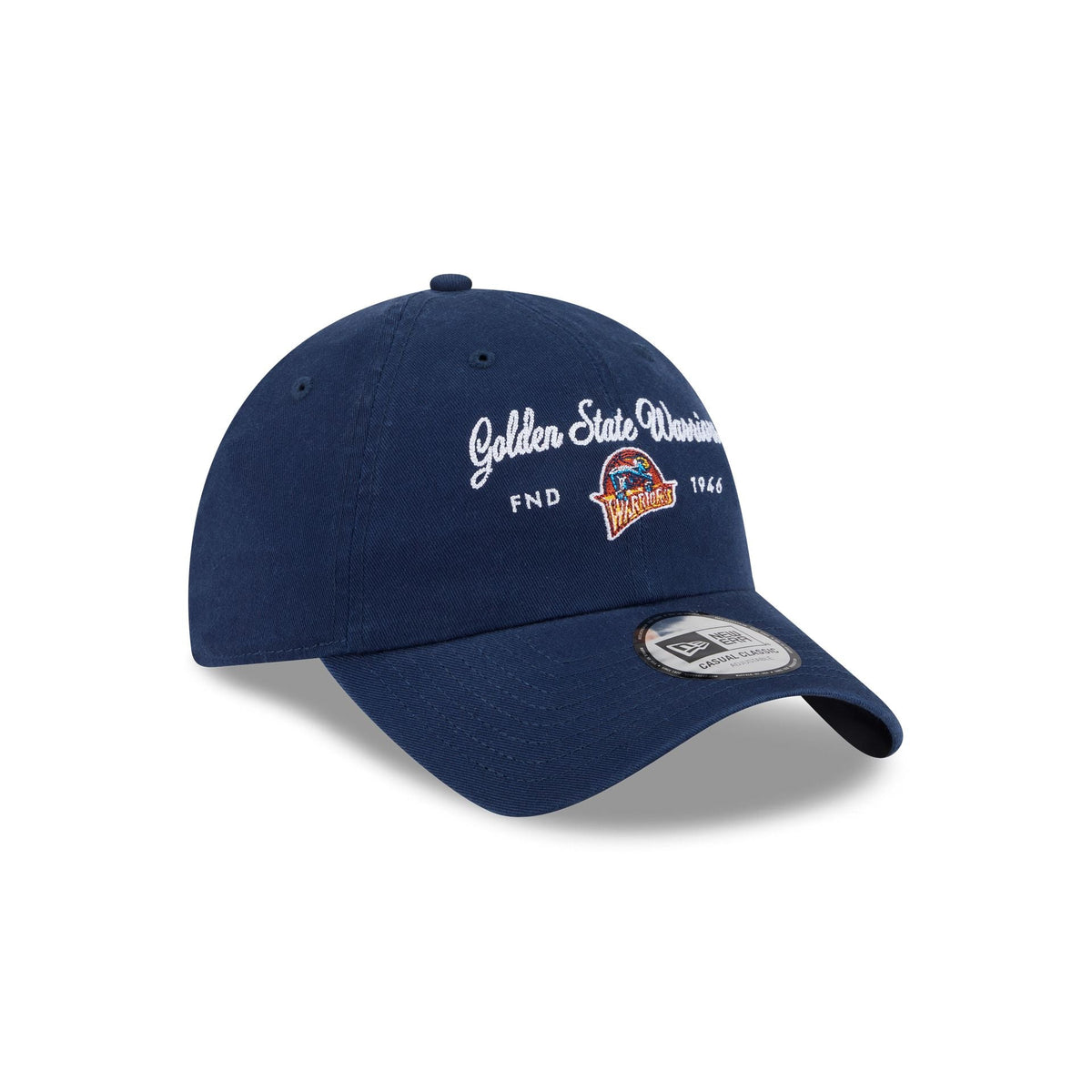Golden State Warriors Script Wordmark Casual Classic Adjustable Hat