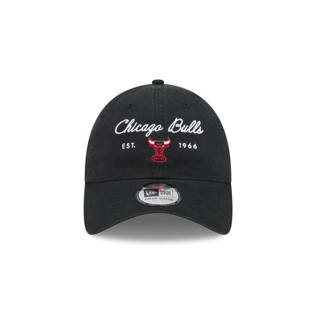 Chicago Bulls Script Wordmark Casual Classic Adjustable Hat