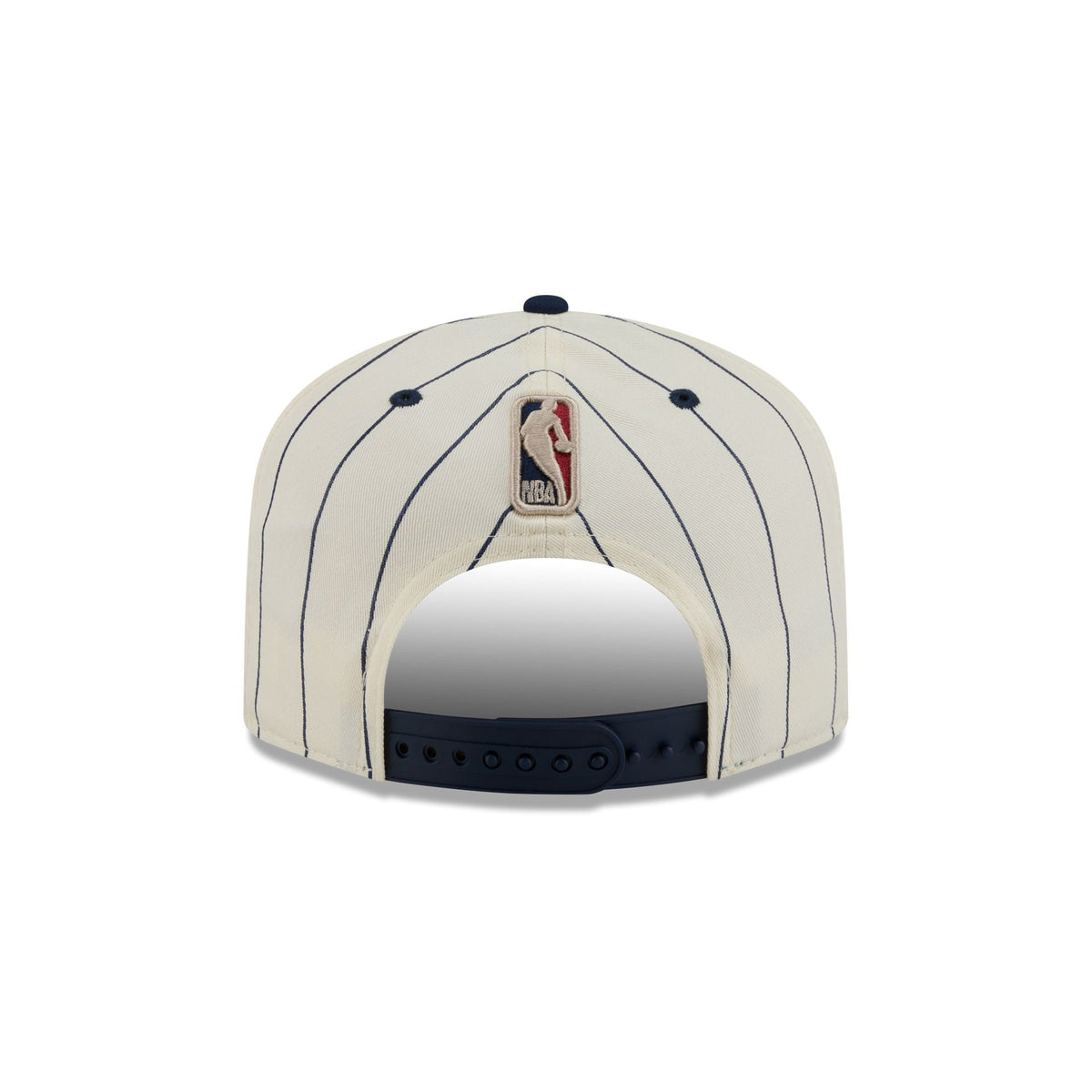 Golden State Warriors Chrome White Pinstripe 19TWENTY Snapback Hat