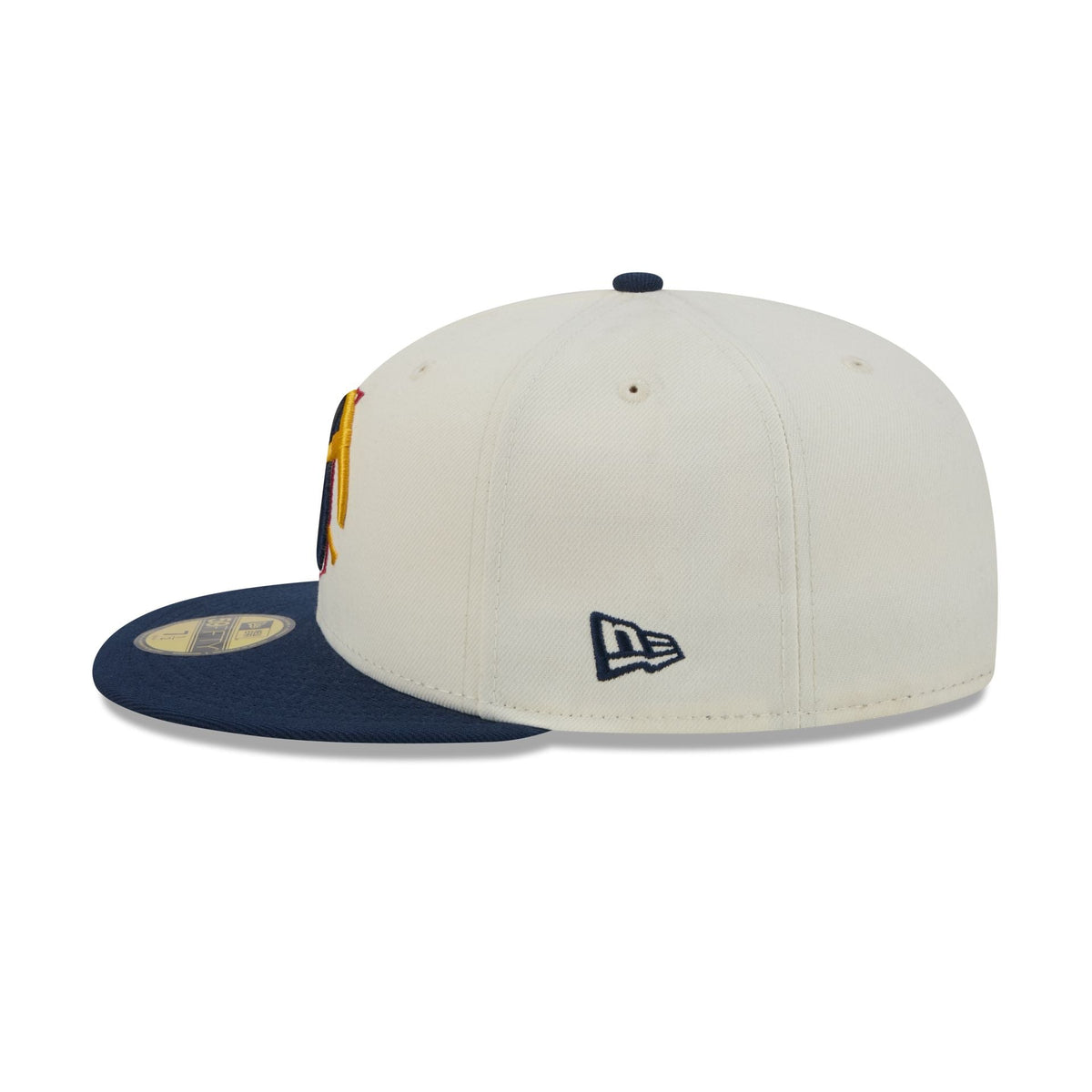 Denver Nuggets Deceptor Chrome White 59FIFTY Fitted Hat