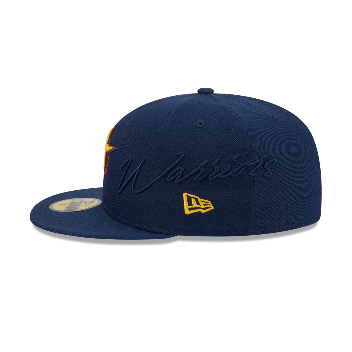 Golden State Warriors Side Script 59FIFTY Fitted Hat