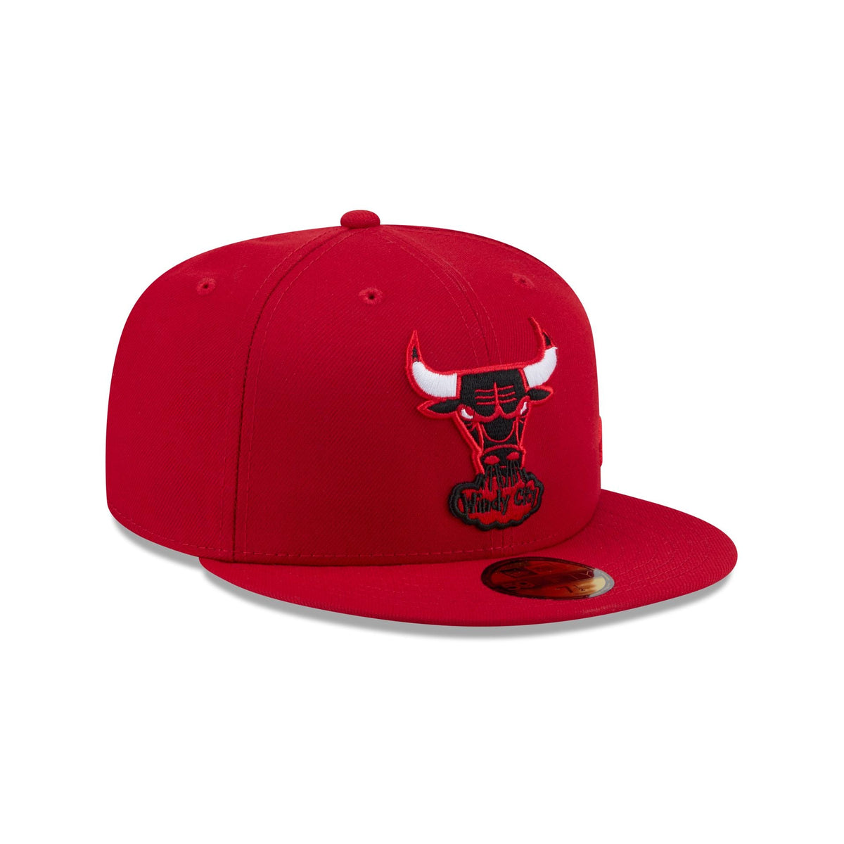 Chicago Bulls Side Script 59FIFTY Fitted Hat