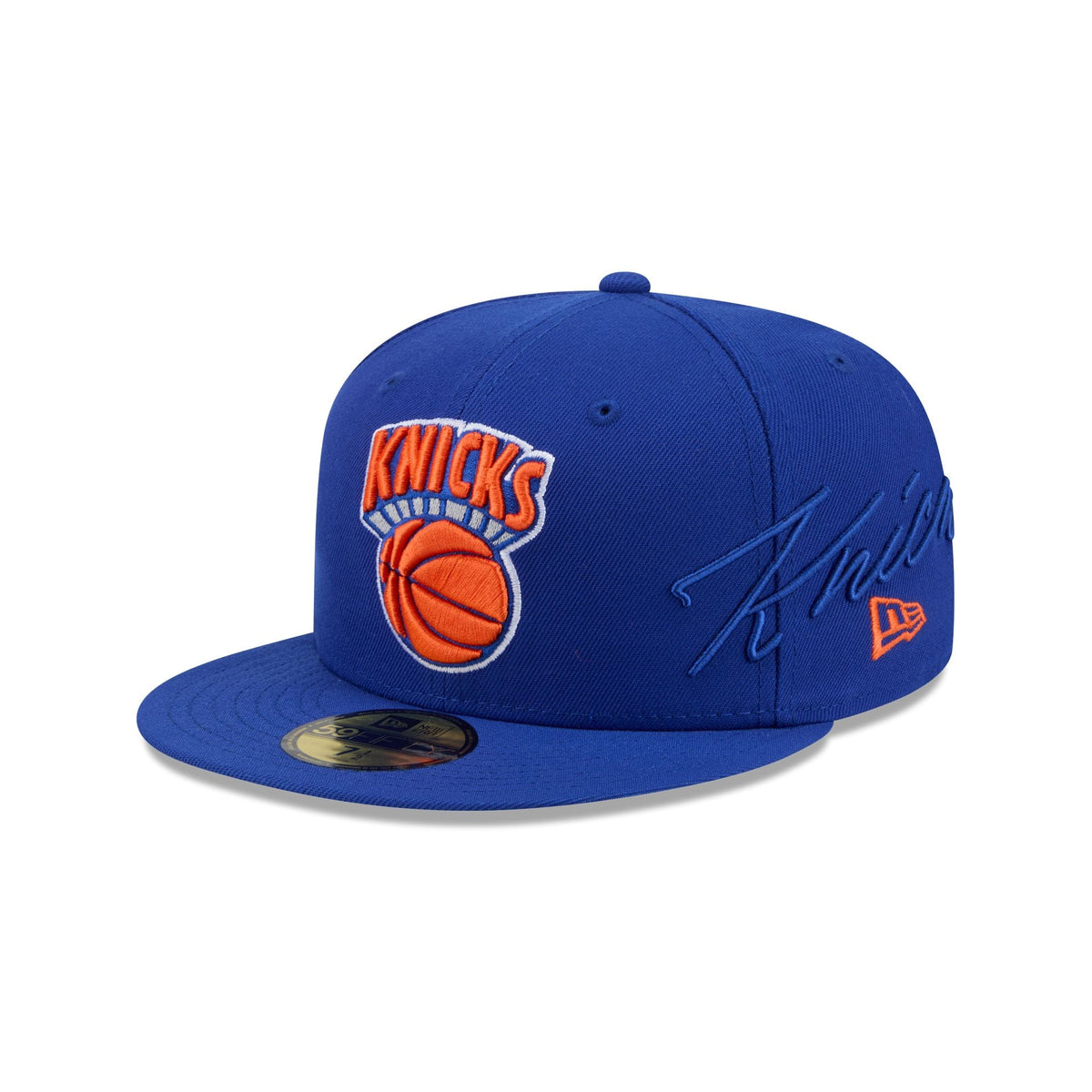 New York Knicks Side Script 59FIFTY Fitted Hat