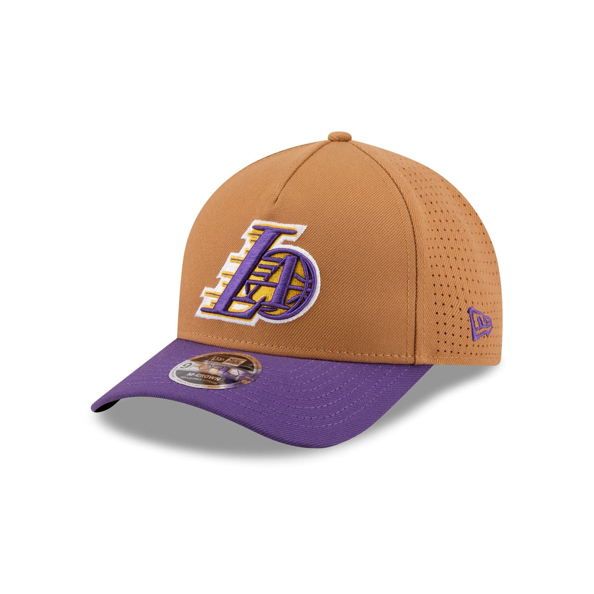 Los Angeles Lakers Deceptor Bronze 9FORTY M-Crown A-Frame Snapback Hat