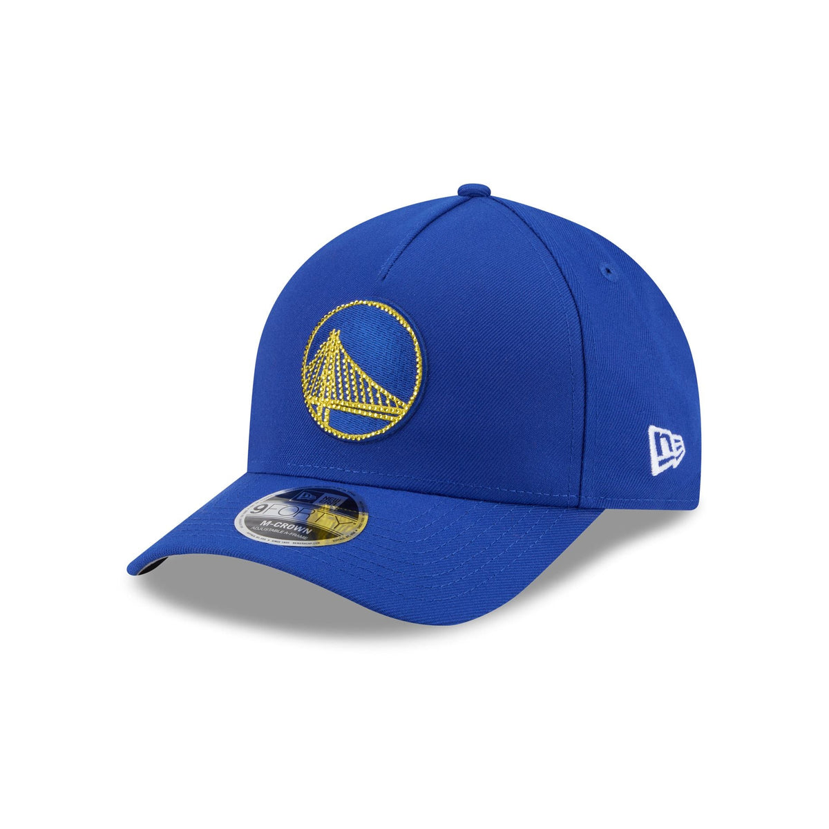 Golden State Warriors Rhinestone Patch 9FORTY M-Crown A-Frame Snapback Hat
