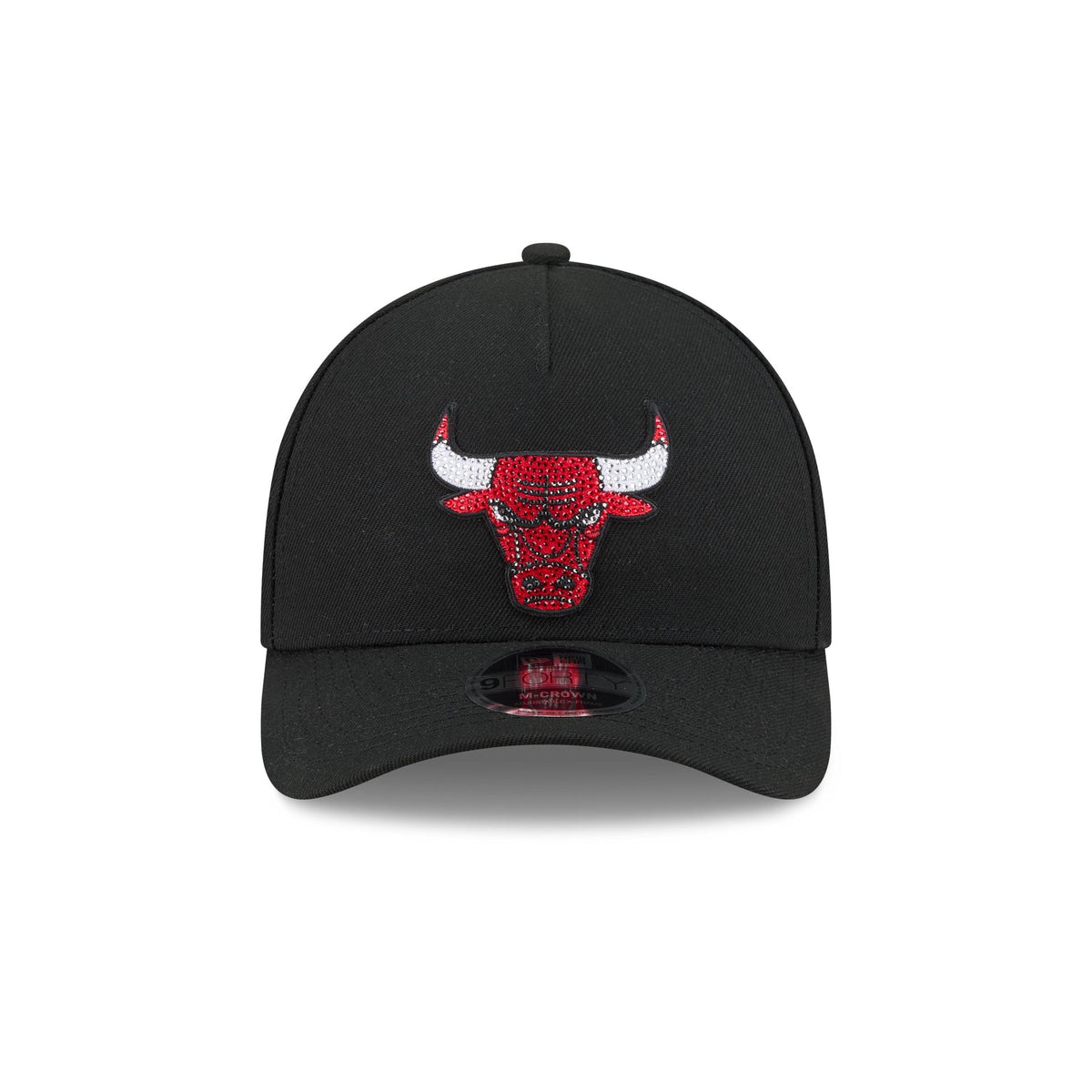 Chicago Bulls Rhinestone Patch 9FORTY M-Crown A-Frame Snapback Hat