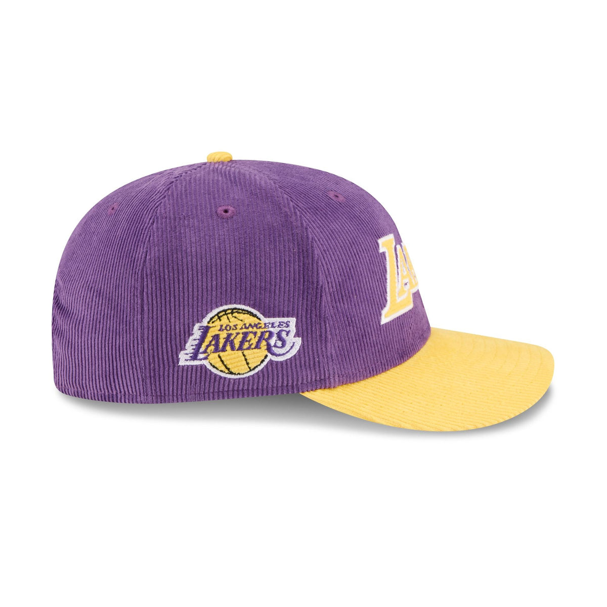 Los Angeles Lakers Two Tone Corduroy 9FIFTY Snapback Hat