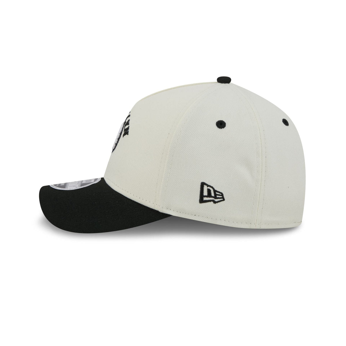 Brooklyn Nets Arched Graphic Chrome White 9FORTY M-Crown A-Frame Snapback Hat