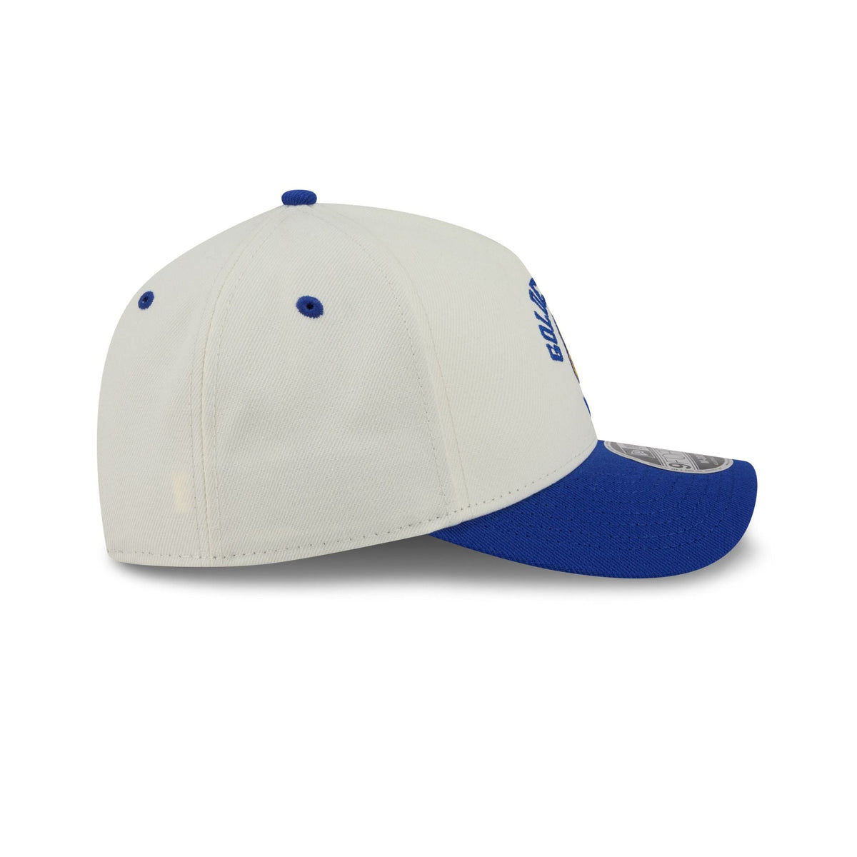 Golden State Warriors Arched Graphic Chrome White 9FORTY M-Crown A-Frame Snapback Hat
