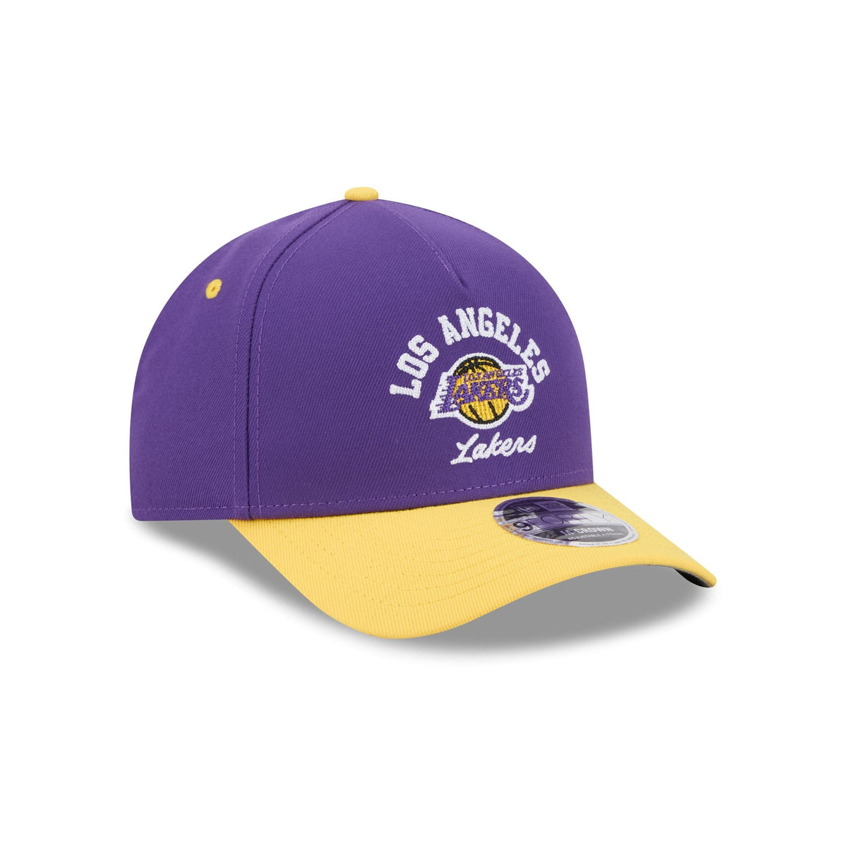 Los Angeles Lakers Arched Graphic 9FORTY M-Crown A-Frame Snapback Hat
