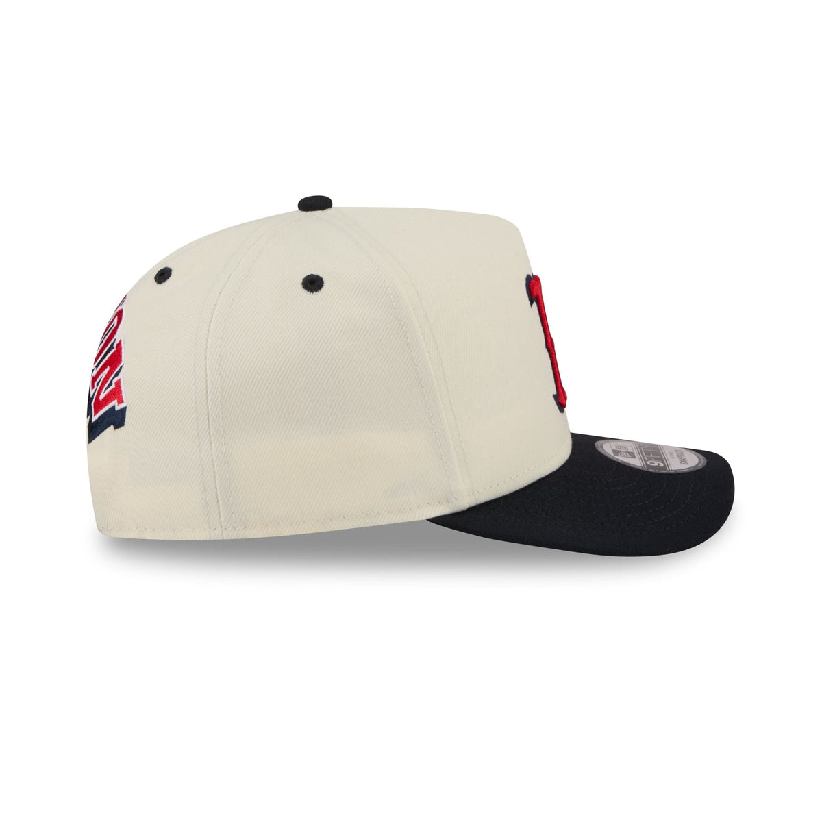 Boston Red Sox Statement Back Chrome White 9FIFTY A-Frame Snapback Hat
