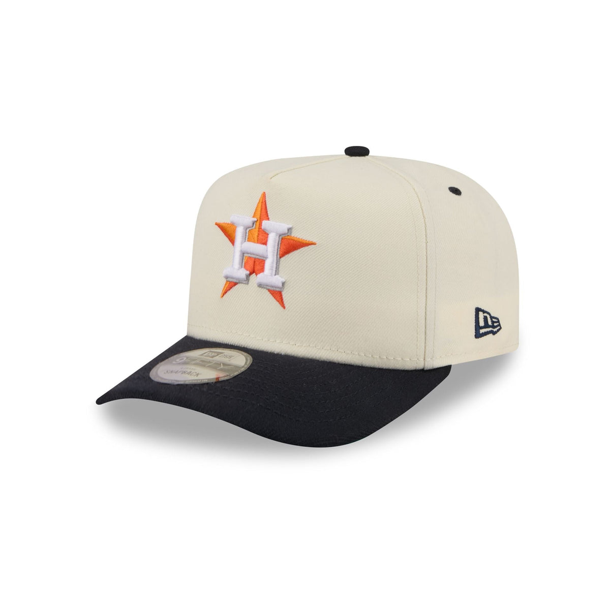 Houston Astros Statement Back Chrome White 9FIFTY A-Frame Snapback Hat