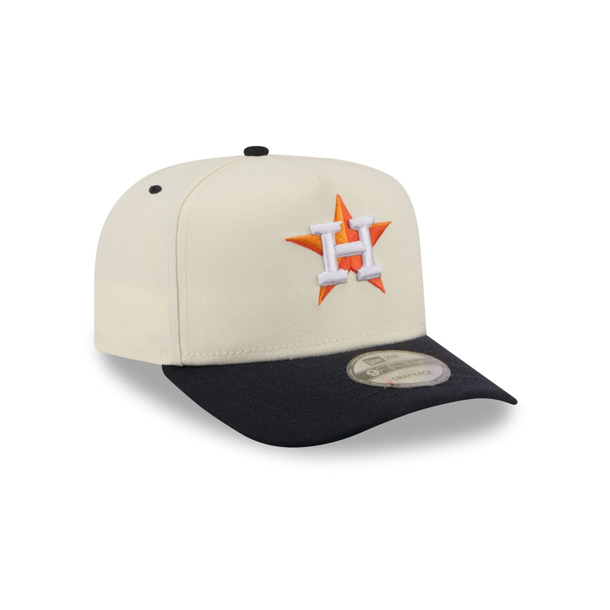 Houston Astros Statement Back Chrome White 9FIFTY A-Frame Snapback Hat