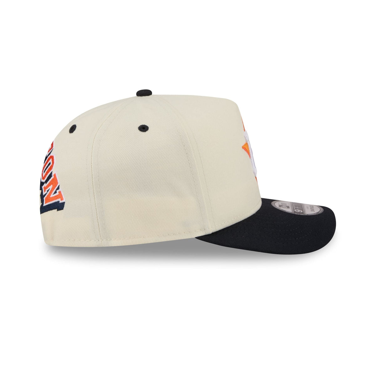 Houston Astros Statement Back Chrome White 9FIFTY A-Frame Snapback Hat