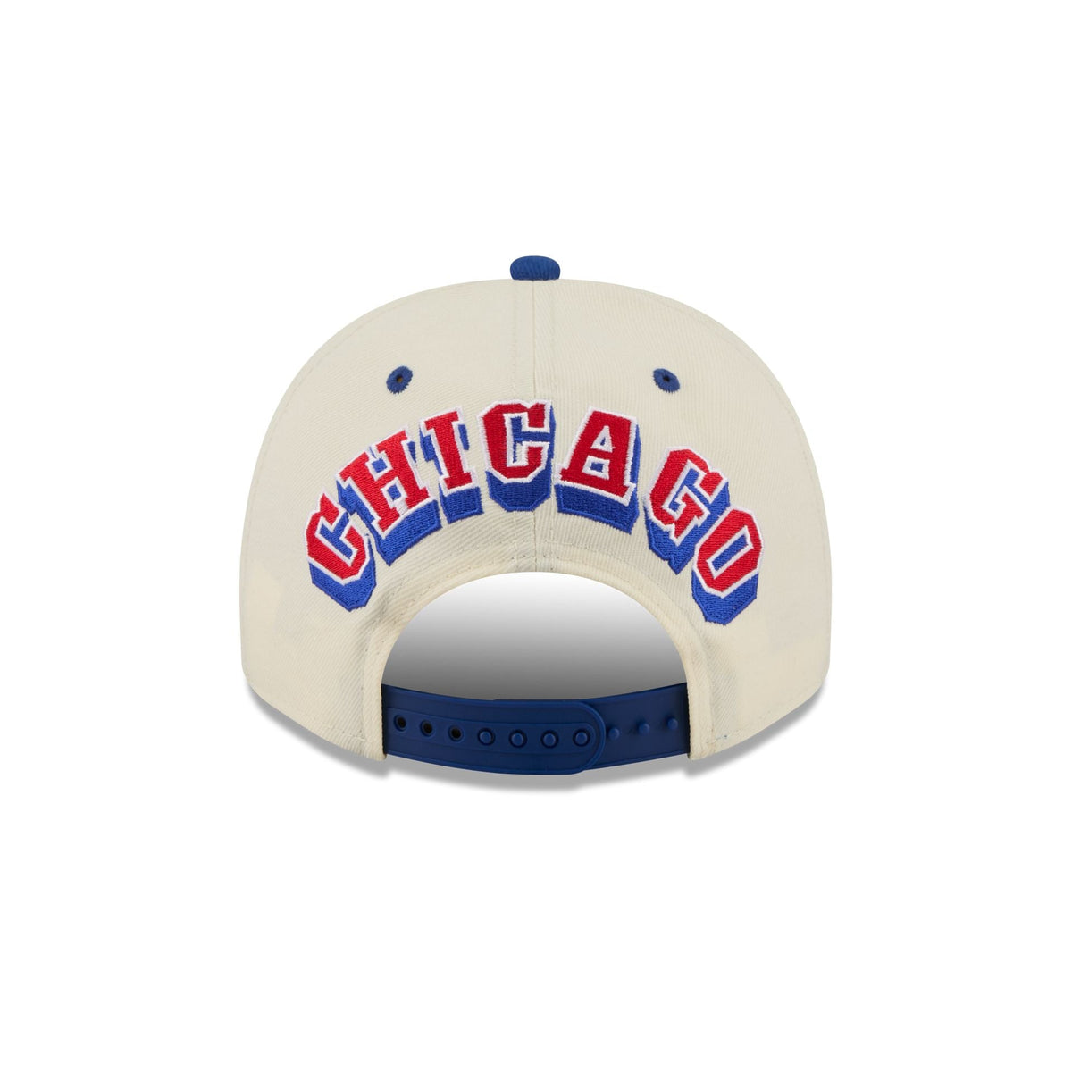 Chicago Cubs Statement Back Chrome White 9FIFTY A-Frame Snapback Hat