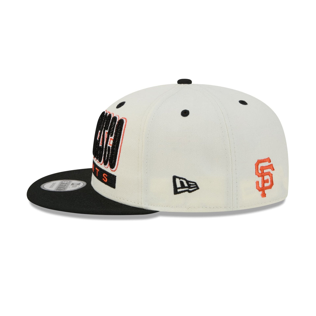 San Francisco Giants Classic Stacked Chrome 9FIFTY Snapback Hat