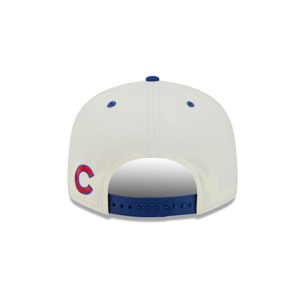 Chicago Cubs Classic Stacked Chrome 9FIFTY Snapback Hat
