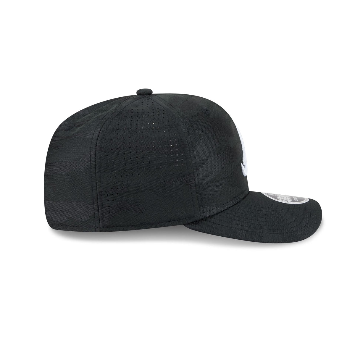 Atlanta Braves Black Camo Performance 9SEVENTY Stretch-Snap Hat