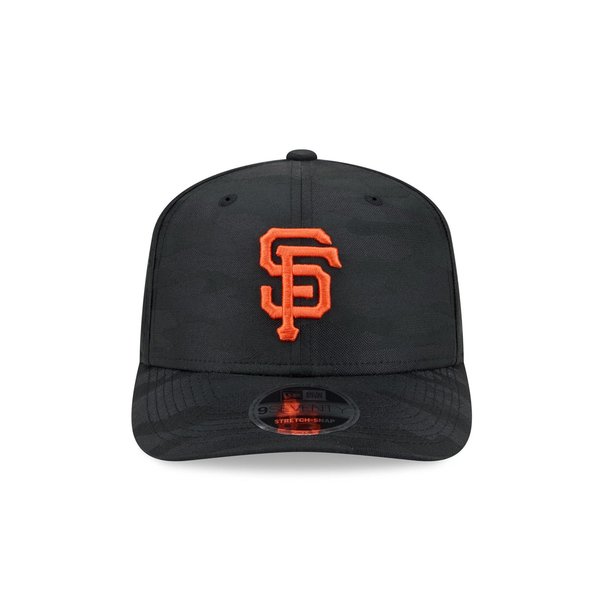 San Francisco Giants Black Camo Performance 9SEVENTY Stretch-Snap Hat